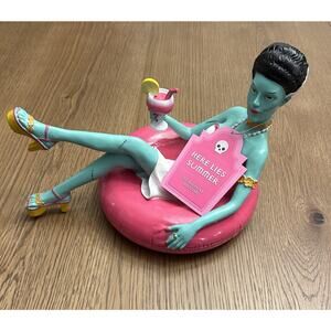 HERE LIES SUMMER Bride Of Frankenstein On A Pink Float Halloween SUMMERWEEN 2025